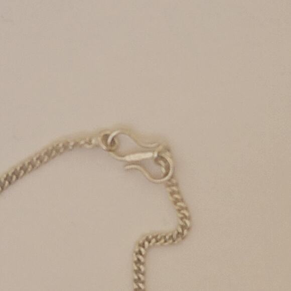 Sterling Silver Picture Jasper & Citrine Necklace, 18 Handmade Gemstone Jewelry - Picture 4 of 10